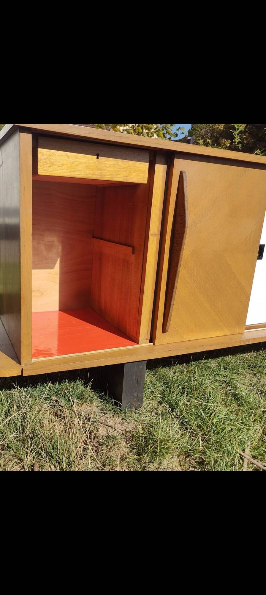 Vintage sideboard wood 1950s/60s