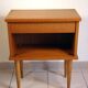 Teak bedside table years 70