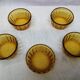 5 ramequins en verre marron Vereco