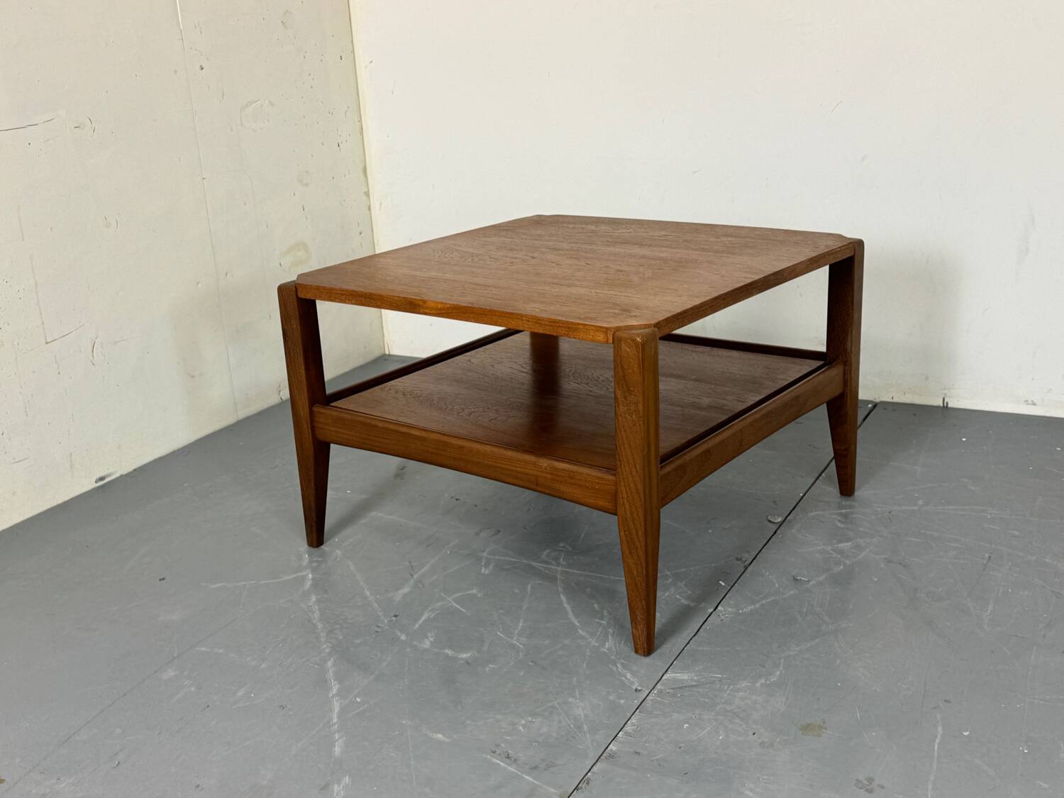 Scandinavian Danish Teak & Formica Coffee Table, 1950s
