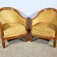 Pair of Blonde Mahogany Armchairs, Art Deco – 1940