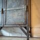 Armoire en acier vintage à 2 portes