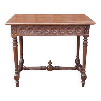 Louis XIII style walnut side table