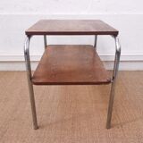 Metal and wood console