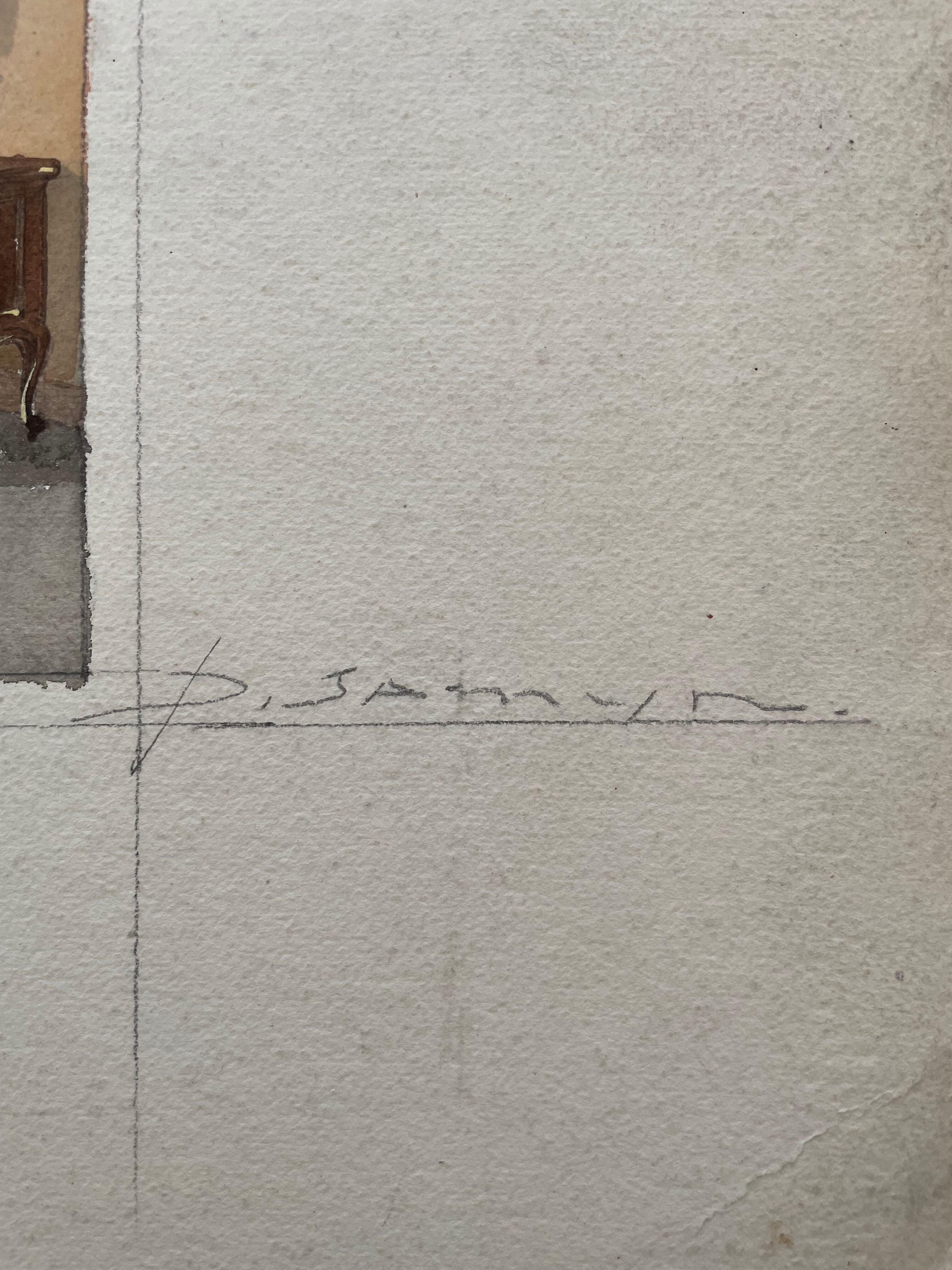 Painting decorative art interior architecture 30-50s