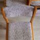 Set of 6 vintage solid elm chairs.