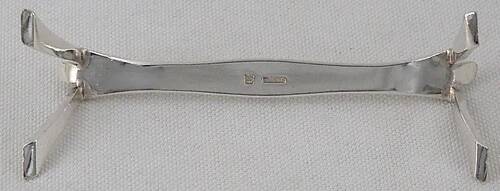 Christofle Printania model, Art Nouveau, 12 silver-plated knife rests.
