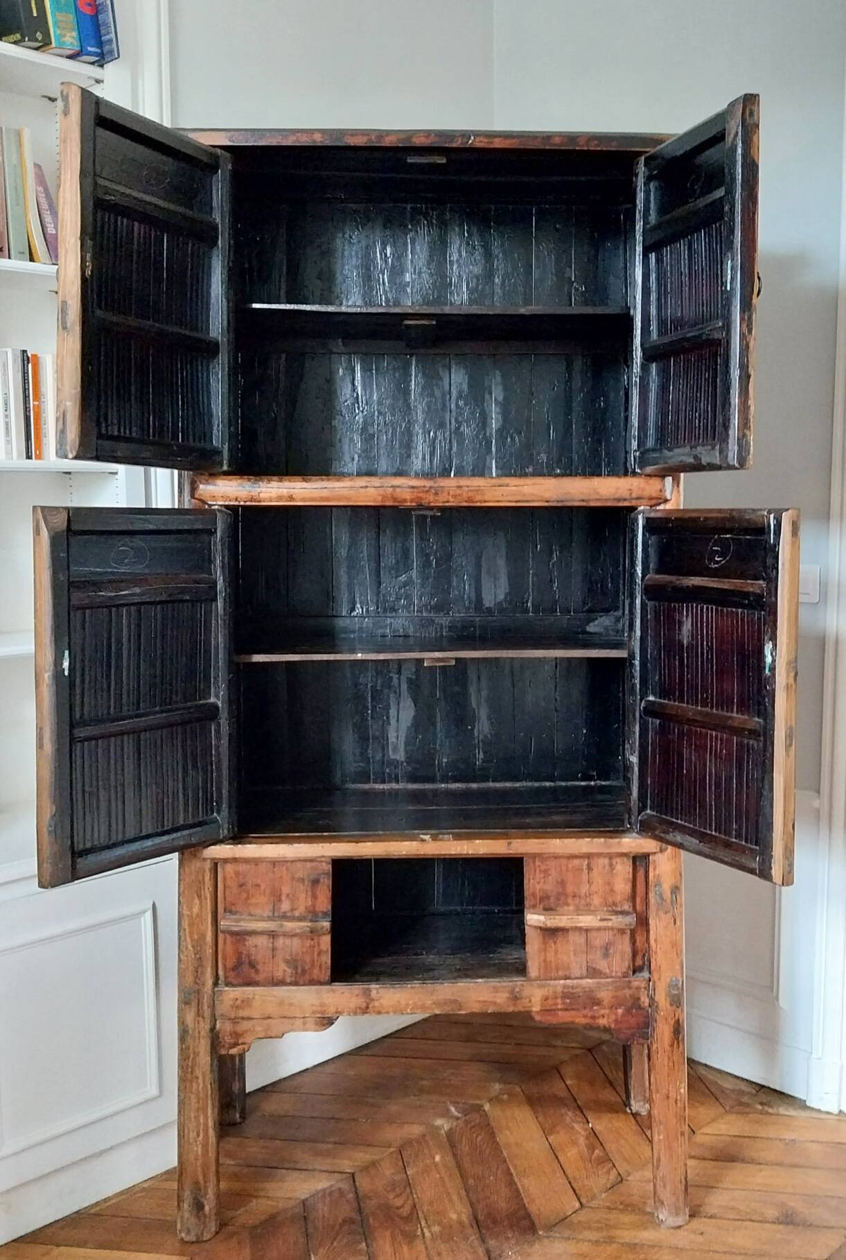 Armoire ancienne en bambou provenance Asie