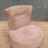 Velvet dressing table chair