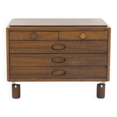 Commode en noyer de Gianfranco Frattini pour Bernini