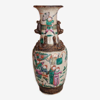 AQing Dynasty (1644–1911) Porcelain Vase | Nanjing Porcelain | Antique Chinese Vase