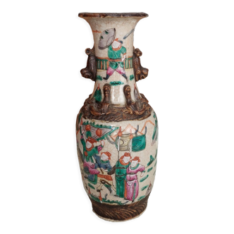 AQing Dynasty (1644–1911) Porcelain Vase | Nanjing Porcelain | Antique Chinese Vase