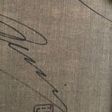 Huile sur toile naïve, milieu XXème