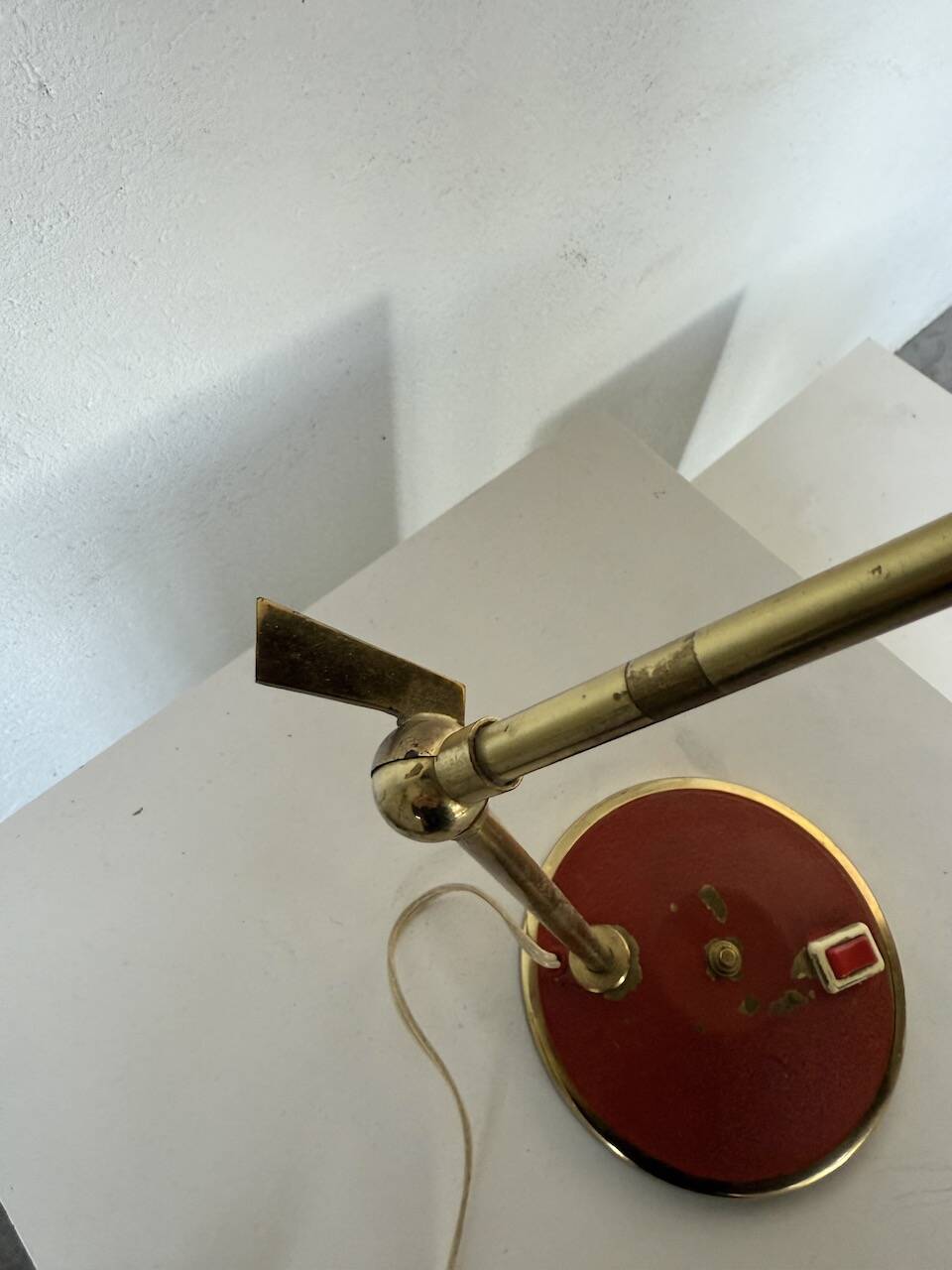 Lampe de bureau années 50 « diabolo » Aluminor