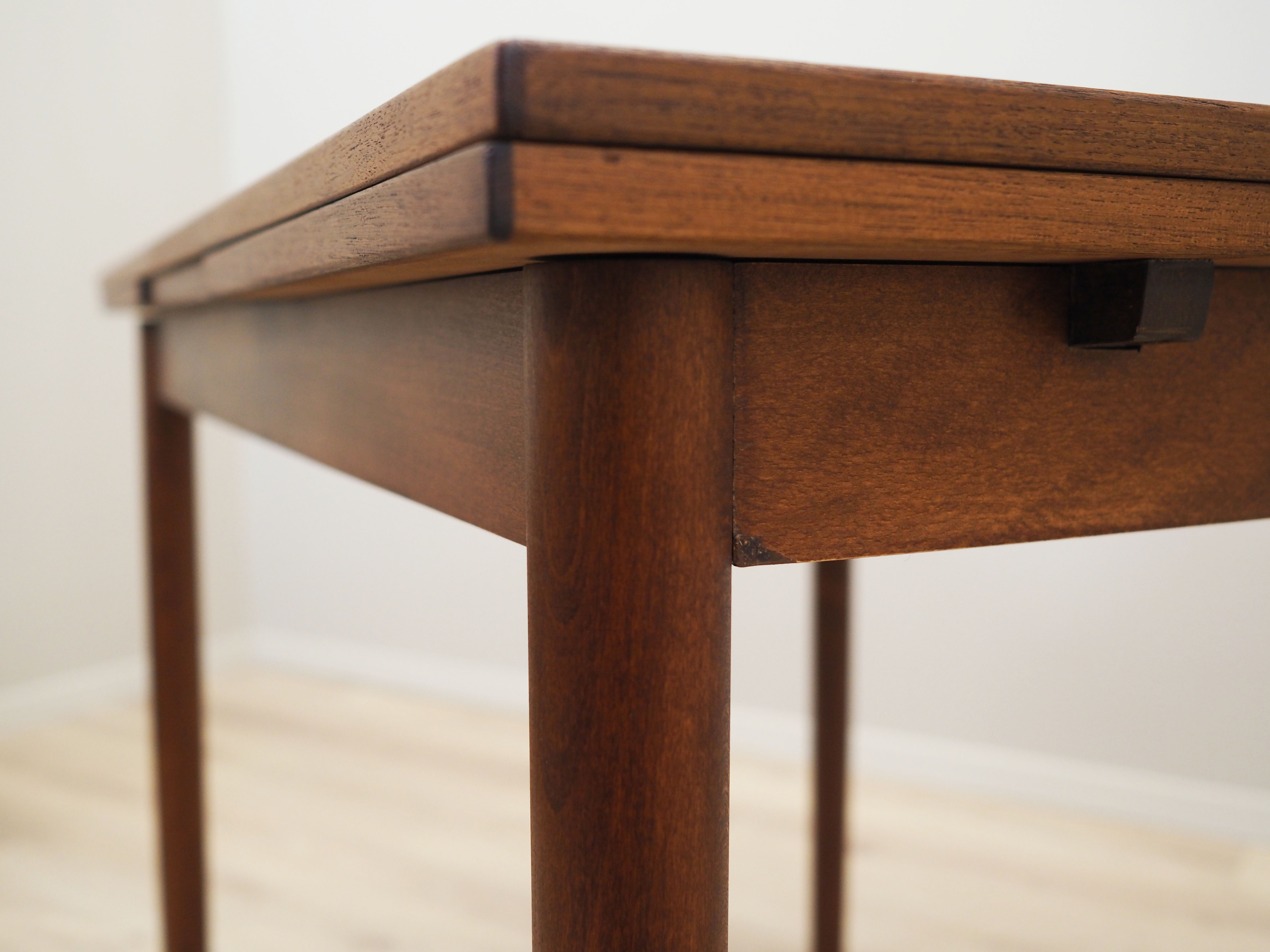 Teak table, Danish design, 1970s, production: Denmark