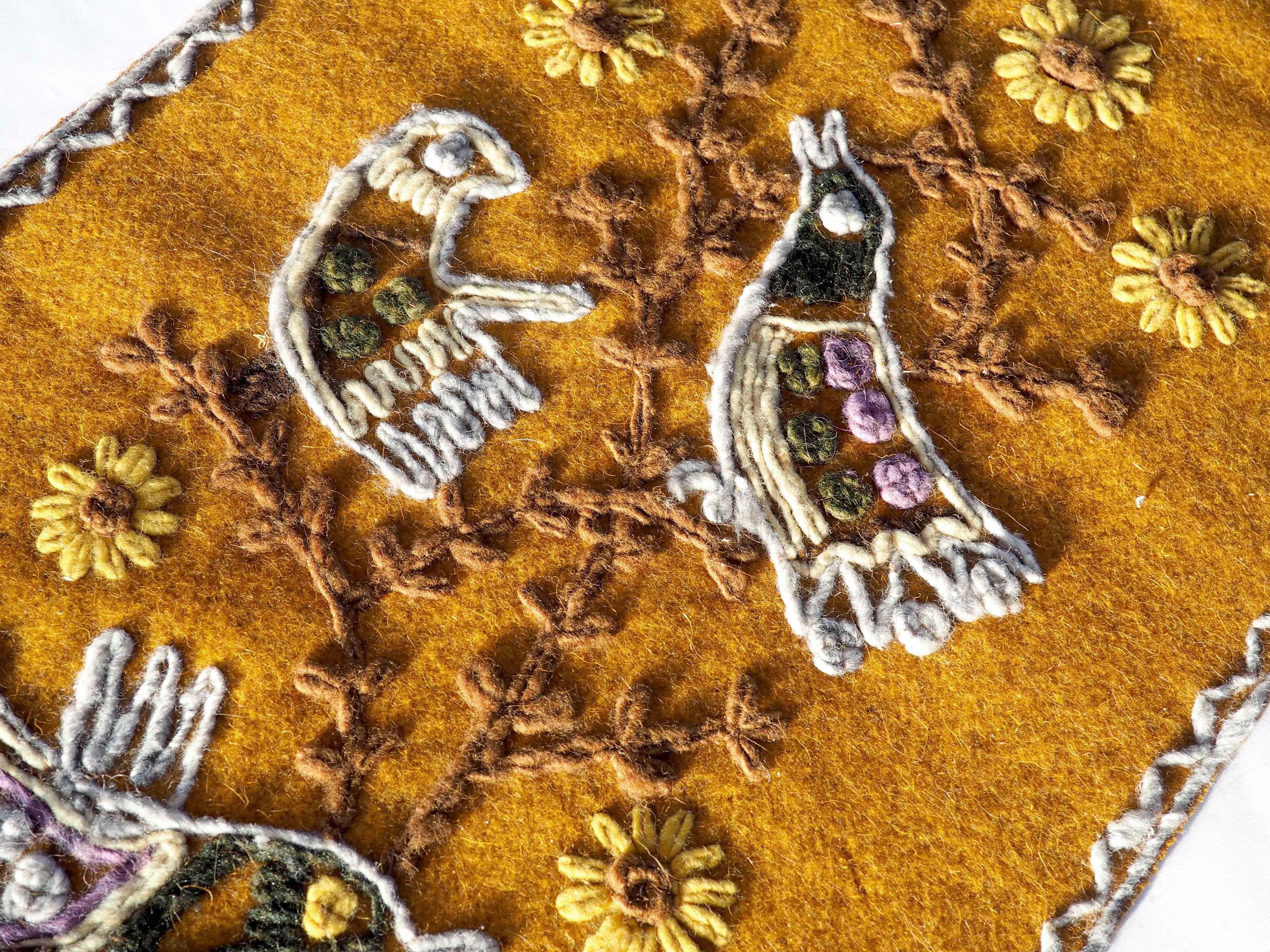 Scandinavian textile table