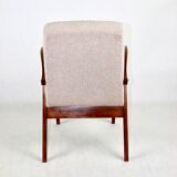Armchair chair 300-123, design by M. Puchała beige boucle