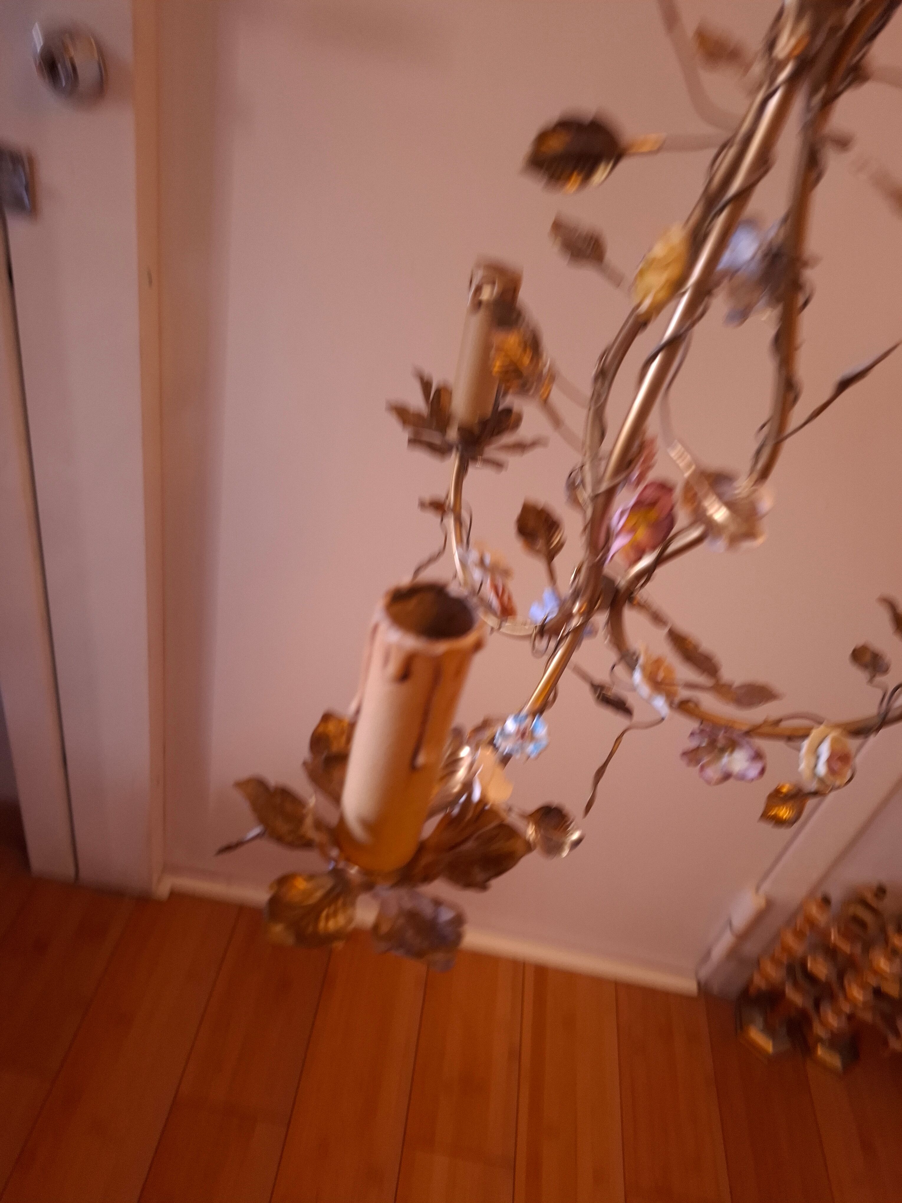 Lustre flower decoration