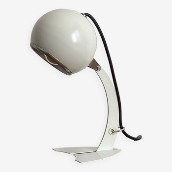 Lampe vintage eye ball. 1970. blanc.
