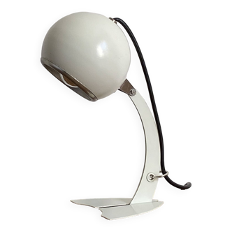 Vintage eye ball lamp. 1970. white.