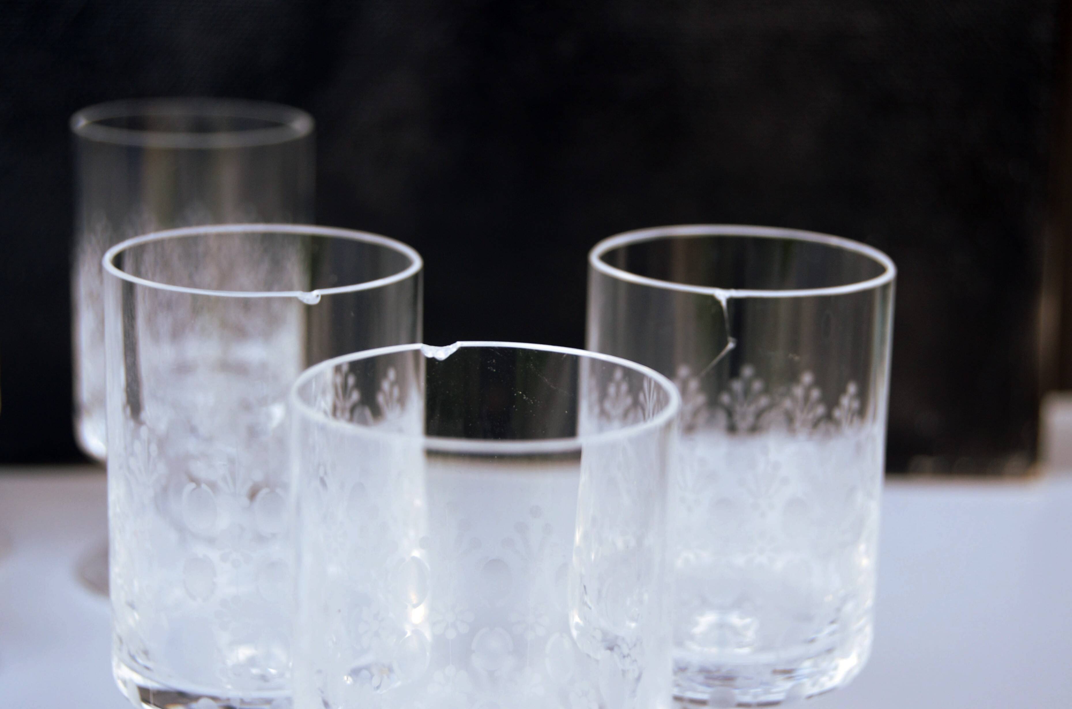 9 verres à liqueur motif Romance de Rosenthal