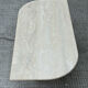 Vintage sculptural coffee table in travertine, 1980s.