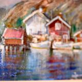 " Boats, Bohuslän " by Alf Johansson