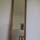 Miroir bois brut biseauté