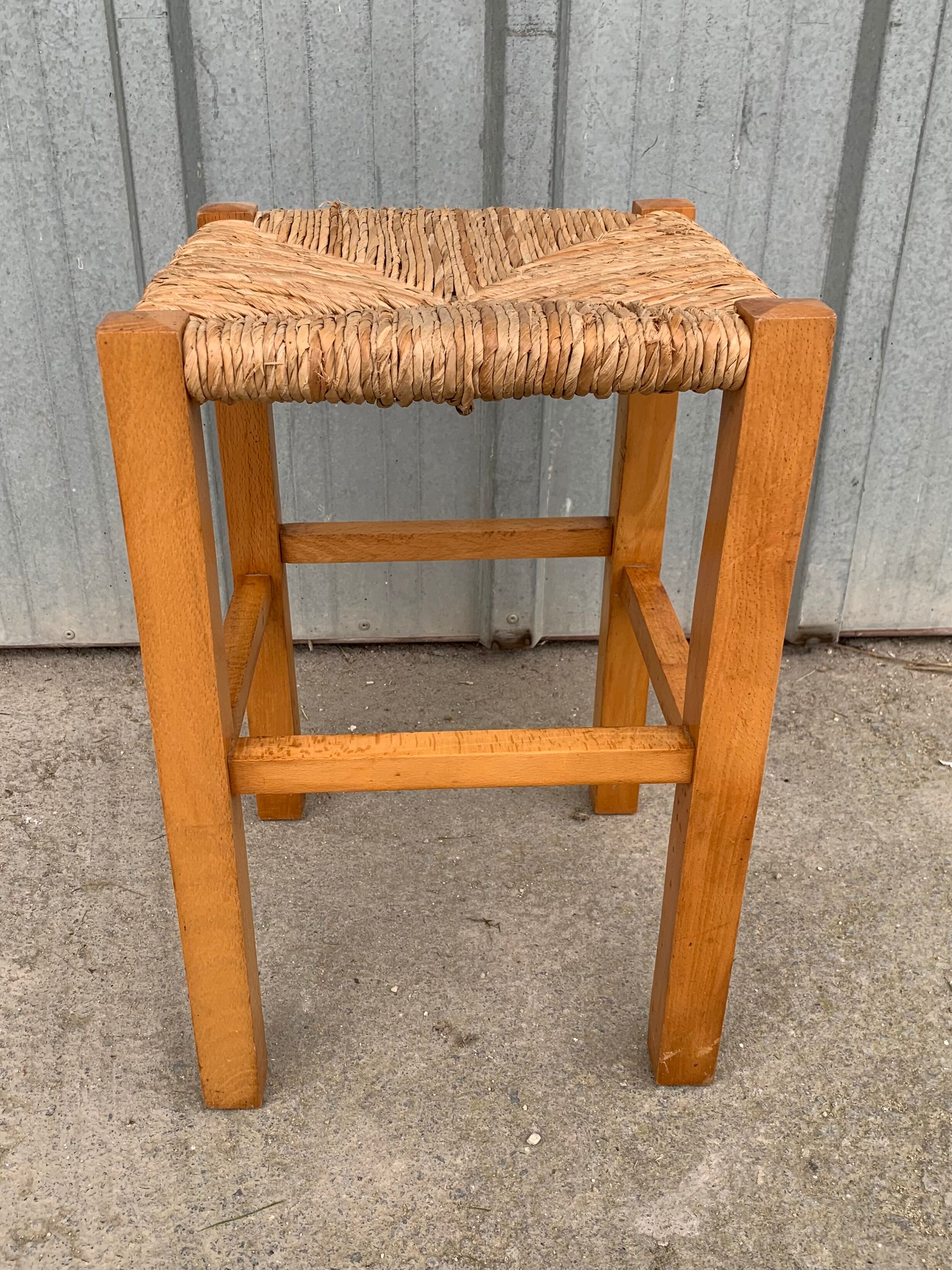 Old stuffed stool