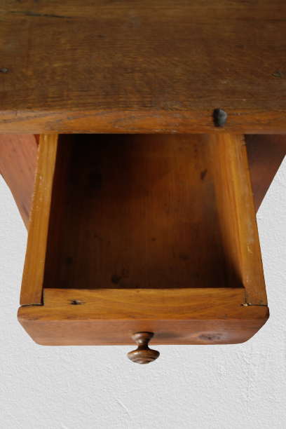 Paire de chevets campagnard  vintage chêne et sapin