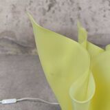 Vintage yellow Corolle table lamp
