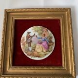Pair of mini Limoges porcelain frames.