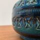 Vintage Italian Ashtray Rimini Blue in Ceramic by Aldo Londi for Bitossi