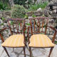 Mobilier de salon anglais en acajou vers 1900