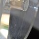 Lampe en nacre et plexiglas années 70