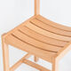 Solid beech chair designed by André Sornay - France, 1960s