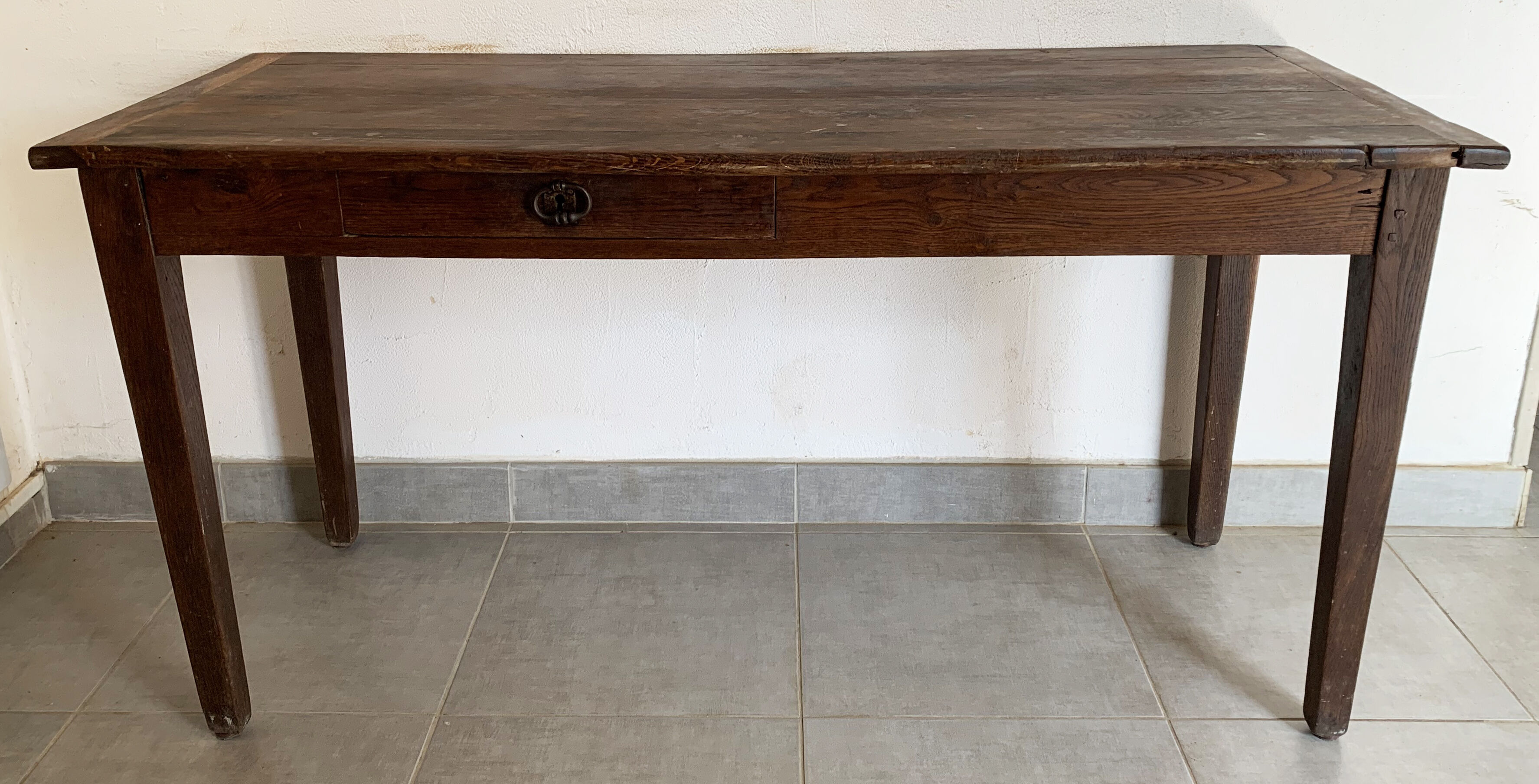 Vintage oak farmhouse/desk table from the 50s