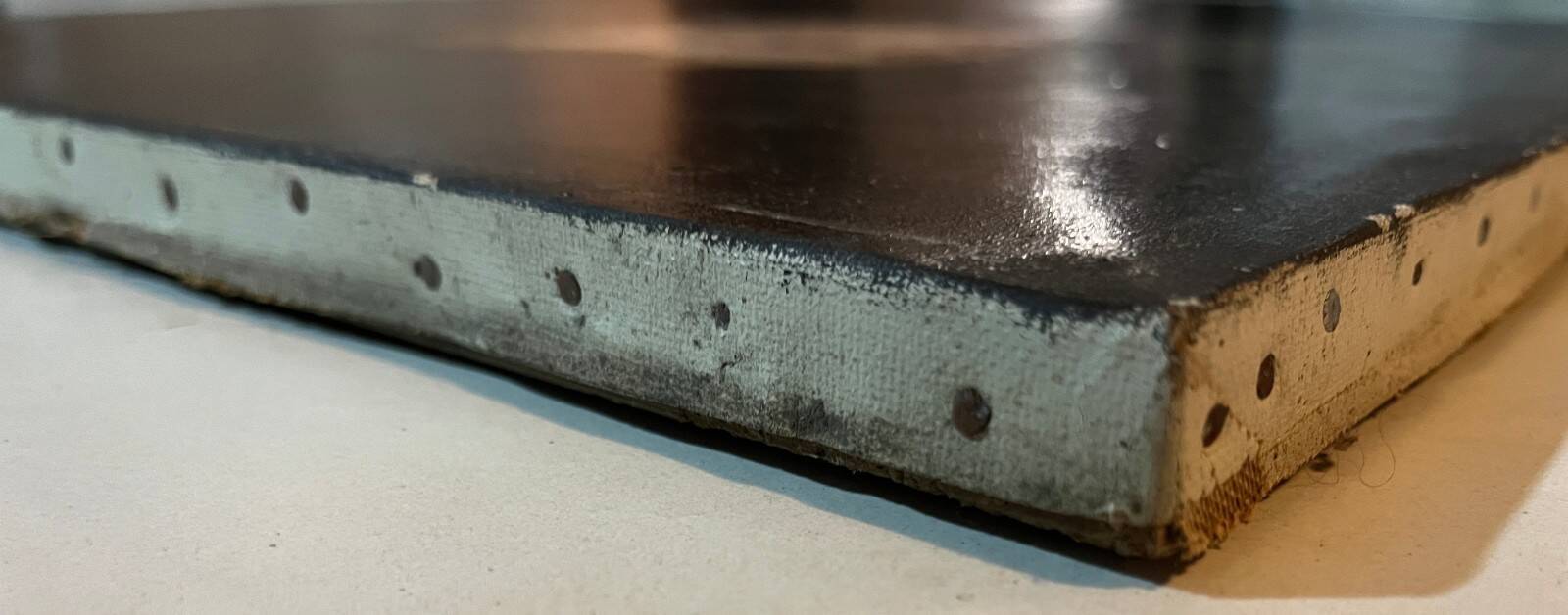 Tableau HST Portrait of a young man in uniform 1879 signed