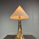 Dutch ceramic art nouveau Plazuid Gouda Pottery table lamp, 1920s