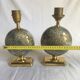 Pair of French 70s lamps Philippe Barbier style