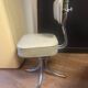 Vintage metal and leather office chair
