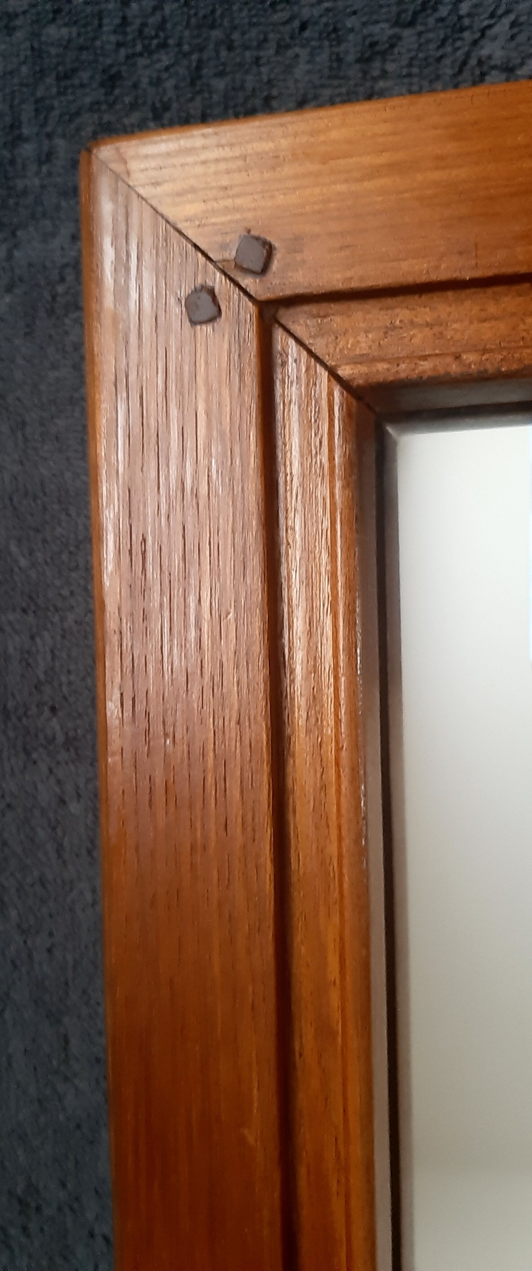 Mirror frame raw wood  28x43cm