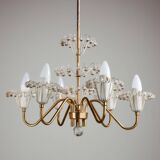 Fontaine chandelier by Emil Stejnar for Rupert Nikoll