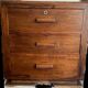 Vintage three-drawer chest of drawers from the 1950s