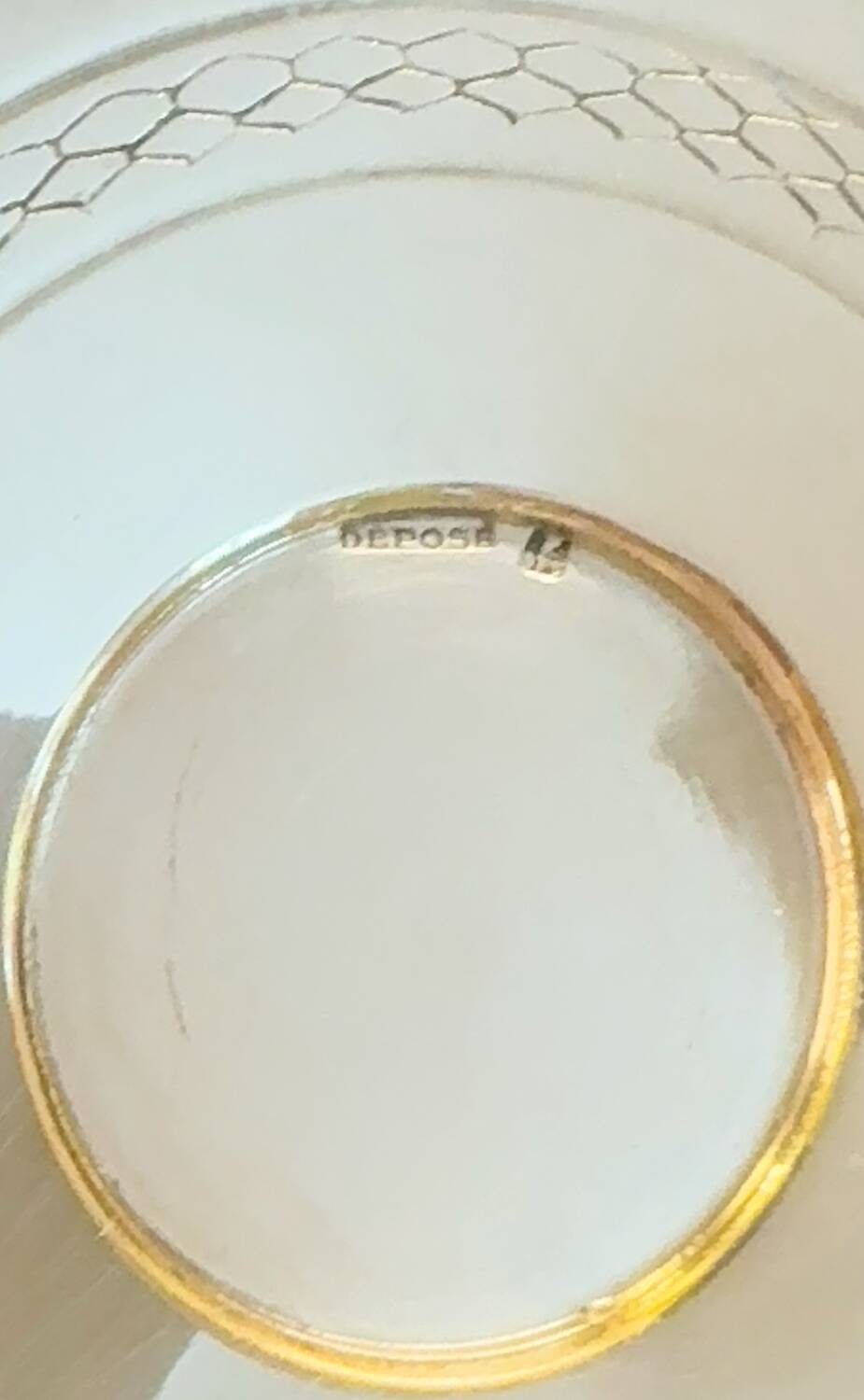 Silver-plated egg cup