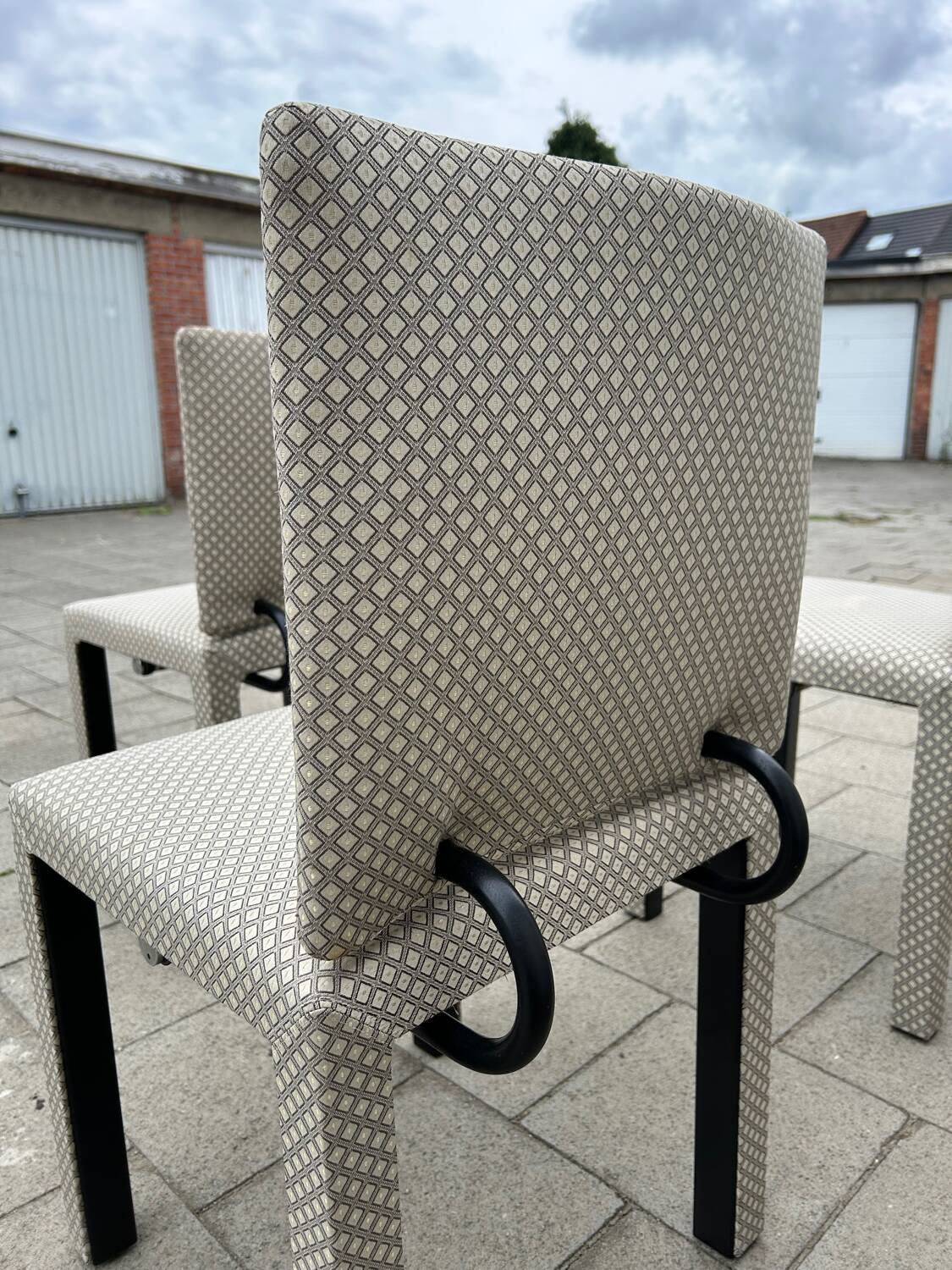 6x Arcadia Arcara chairs Paolo Piva B&B Italia