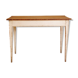 Old wood farm table