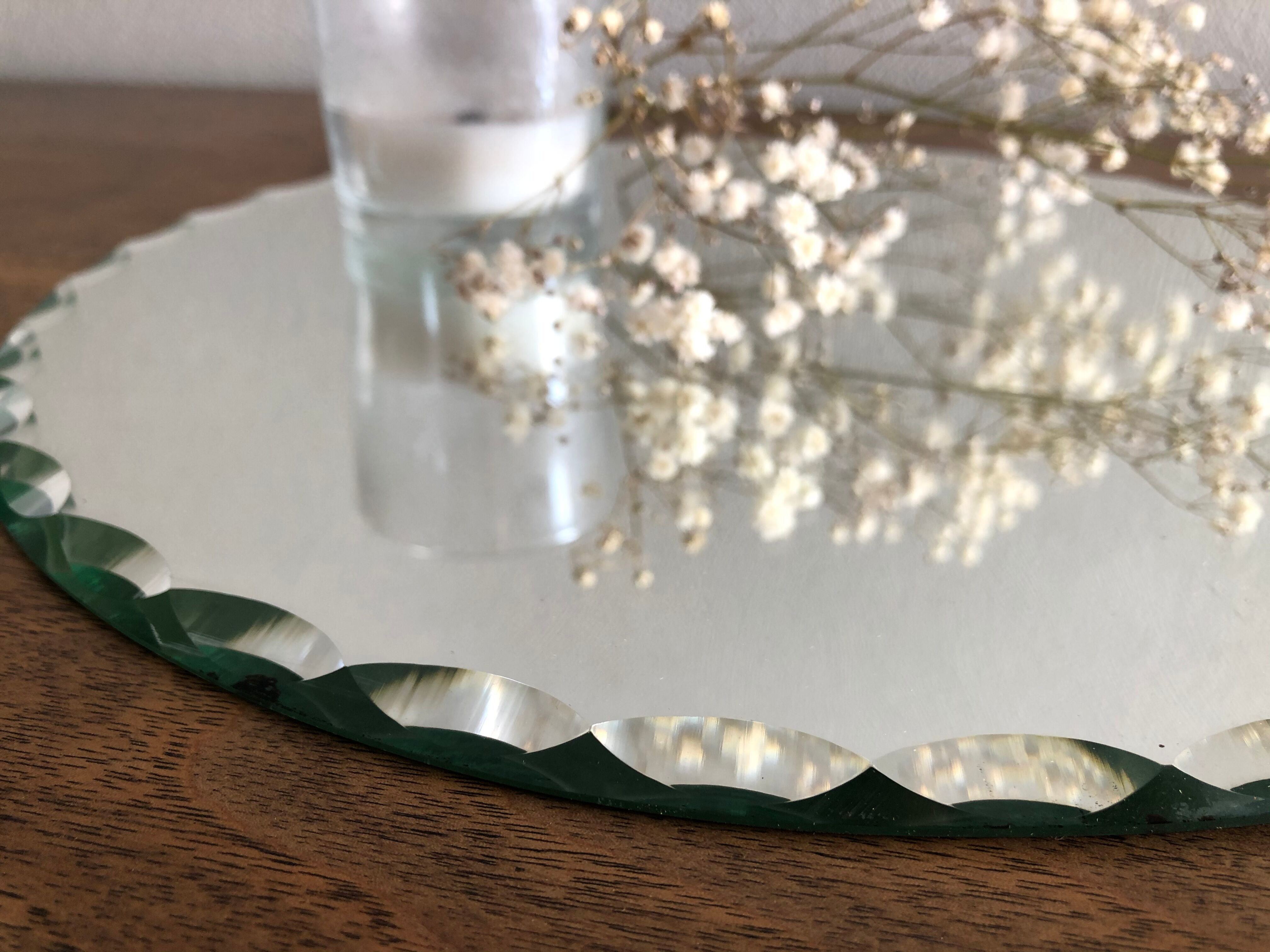 Miroir rond biseauté 32,5 cm