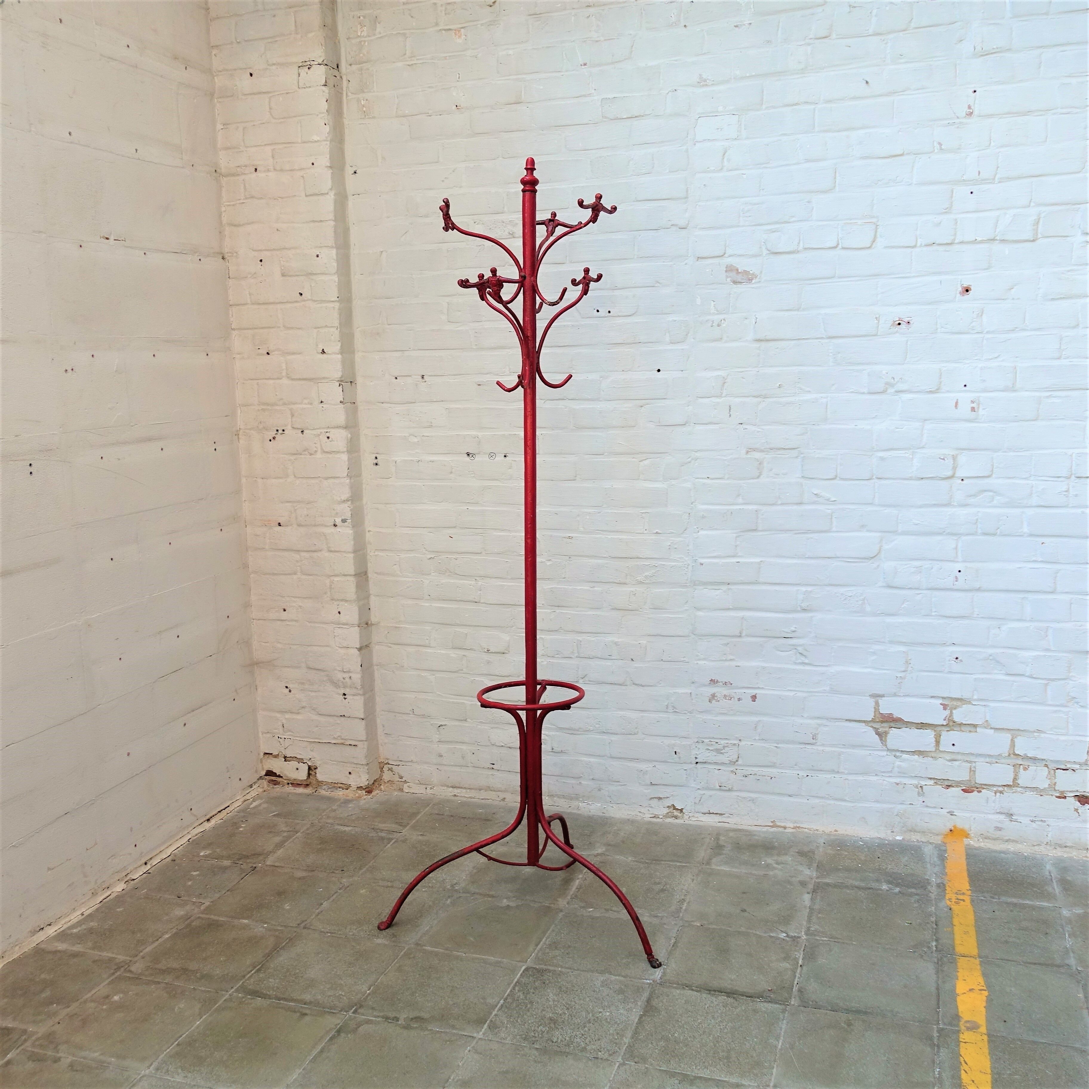 Vintage industrial coatrack