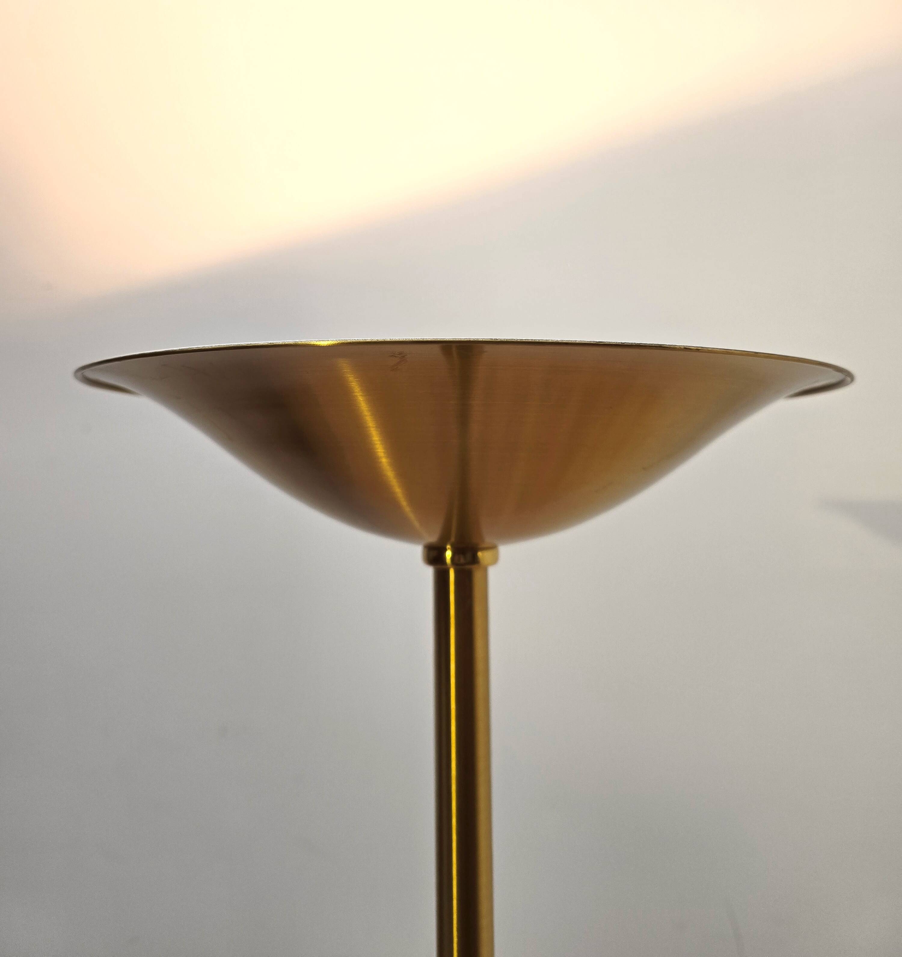 Vintage brass floor lamp